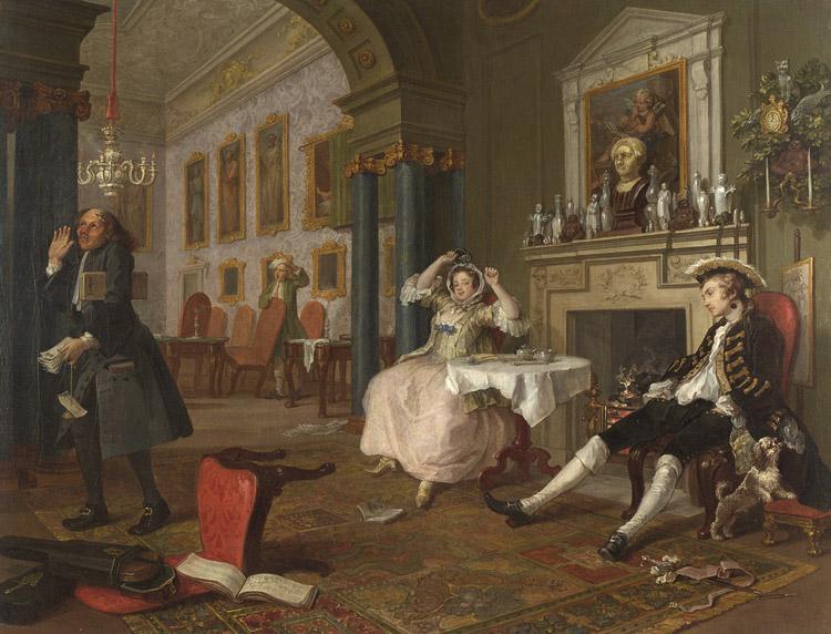 HOGARTH, William Shortly after the Marriage (mk08) oil painting picture